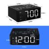 Digital Alarm Clock Radio with AM/FM Radio, Presets, Scan, Dual Weekday/Weekend Alarms, Snooze, Sleep Timer and Dimmable White LED Display for Bedroom, Living Rooms, Kitchens, Offices, etc (White) view 2