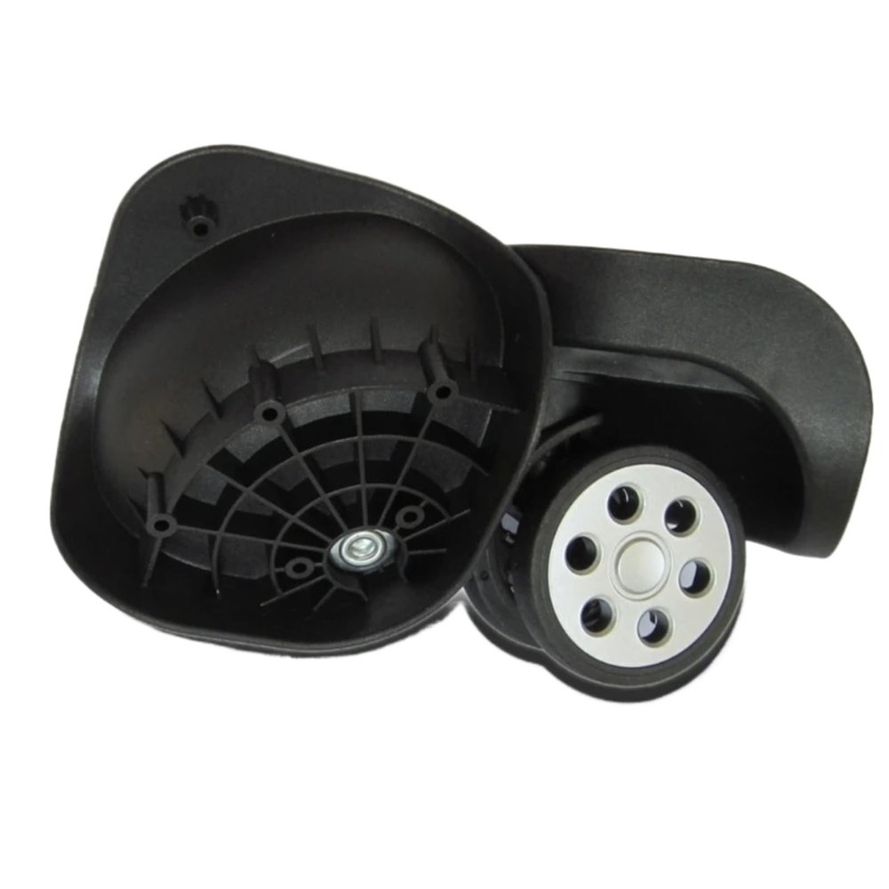 Luggage Replacement Wheels 2Pairs Trolley Case Wheel Luggage Universal Caster Suitcase Repair Parts Hardware Replacement Accessories for Most of Wheels Rolling Luggages(Black)