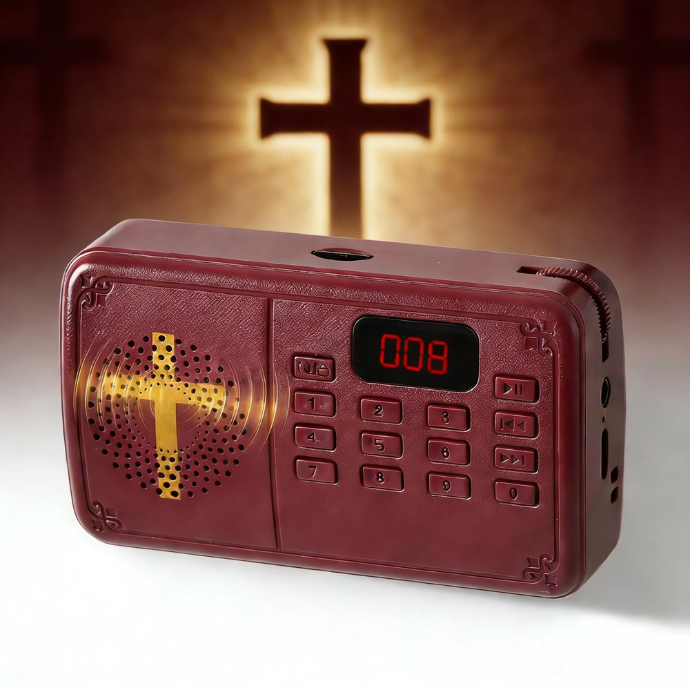 KJV Audio Bible Player for Seniors - Talking Electronic Bible with Old & New Testament (King James Version), Audible Audiobook for Grandma, Mother, Grandfather, Father
