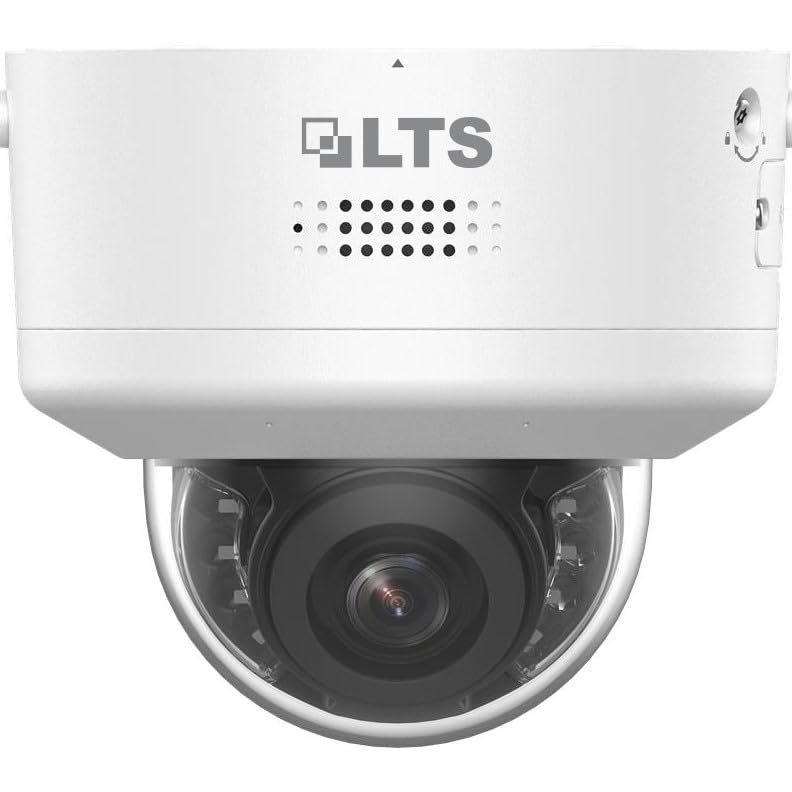 CMIP7C43WI-SDLQ 4MP Color24/7 Motorized Vari-Focal InstaDome Network Camera with 2.812mm PTRZ Lens, 120 dB True WDR, Motion 2.0, Active Deterrence, Dual Mic Audio