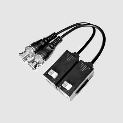 LTAB4020NT, Single Channel HD Passive Video Balun, Supports 3/4/5MP/4K HD-TVI, CVI, AHD, and CVBS Cameras, Real-Time Transmission Over UTP Cat5e/6, Male BNC Connector with Extended Mini-Coax Pigtail
