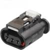 Automotive Connectors 3 Pin Car Connector Automotive Wire Connector 10010344 Easy Replacement(5pcs)(5pcs) (1pcs,Female) view 1
