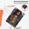 360Rotating Case for All-New Fire HD 8 & Fire HD 8 Plus Tablet (12th/10th Gen, 2024/2022/2020), PU Leather Folio Durable Shockproof Protective Case with Auto Wake/Sleep, Hip-Hop Girl view 4