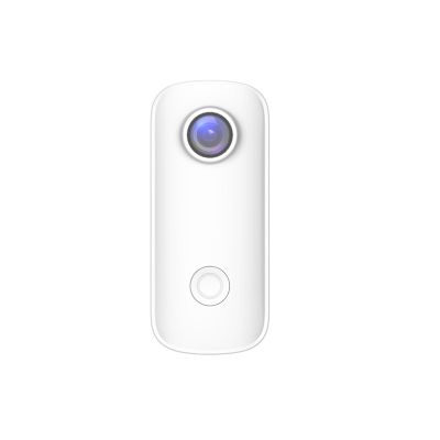 LKAHYUIBC Action Camera, C100 Mini Magnetic Action Camera Portable Thumb Cam Wearable Pendant Body Camera for Travel Vlog Interview Recording,for Diving, Cycling and Vlogging(White)