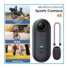 LKAHYUIBC Action Camera, 4K Outdoor Sports Action Camera Waterproof Mini Body Cam Helmet Bike Video Recorder for Motorcycle Cycling Vlogging,for Diving, Cycling and Vlogging(Only Camera,1080P Black) view 2