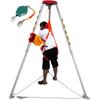 Heavy Duty Emergency Rescue Tripod Kit - Adjustable Confined Space Tripod with Fall Arrest System, 1800lbs Capacity for Deep Wells & Mine Shafts, Portable Safety Stand view 1