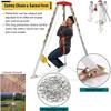 Heavy Duty Emergency Rescue Tripod Kit - Adjustable Confined Space Tripod with Fall Arrest System, 1800lbs Capacity for Deep Wells & Mine Shafts, Portable Safety Stand view 4