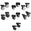 Luggage Replacement Wheels 4PCS Suitcase Replacement Wheel Luggage Box Roller Bearing Caster Hardware Repairing Parts for Most of Wheels Rolling Luggages(Gold) view 4