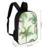 TKJMCSW Summer Coconut Tree Backpack for Women Men 17 Inch Laptop Backpacks Casual Daypack Carry on Backpack Waterproof Black Bookbag Work Travel Computer Backpacks view 2