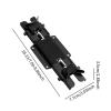 BaotyJie Wall Hanging Stand Holder Speaker Bracket Premium Portable Decoration Practical Adjustable Easy to Install for Study Bathroom, Black view 3
