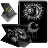 360Rotating Case for Amazon Fire Max 11 Tablet (2023 Release, 11"), PU Leather Folio Stand Cover with Auto Wake/Sleep, Durable Shockproof Protective Case for Fire Max 11 2023,Black Sun and Moon view 1