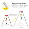 Adjustable Portable Hoist Tripod Kit with Hand Winch, 2600LBS Capacity, Anti-Falling Device, Emergency Rescue System for Safe Lifting & Recovery, 500 KG Load Rated view 4