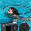 LKAHYUIBC Action Camera, Waterproof Camera 4K Underwater Camera with 64G Card, for Snorkeling Autofocus Selfie Dual-Screen,for Diving, Cycling and Vlogging view 3