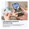 Action Camera, 4K Outdoor Sports Action Camera Waterproof Mini Body Cam Helmet Bike Video Recorder for Motorcycle Cycling Vlogging ,for Diving, Cycling and Vlogging(Add 32GB Card,1080P White) view 2
