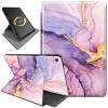 360Rotating Case for Amazon Fire Max 11 Tablet (2023 Release, 11"), PU Leather Folio Stand Cover with Auto Wake/Sleep, Durable Shockproof Protective Case for Fire Max 11 2023,Pink Marble 1 view 1