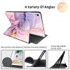 360Rotating Case for Amazon Fire Max 11 Tablet (2023 Release, 11"), PU Leather Folio Stand Cover with Auto Wake/Sleep, Durable Shockproof Protective Case for Fire Max 11 2023,Pink Marble 1 view 2