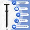 100PCS Nylon Universal Cable Tie Buckle, Heavy Duty Self-Locking Universal Zip Ties with Pin & Button Design, UV Resistant Plastic Fasteners for Auto/Car Body Repair, Daily Fixing & Tool Organization view 2