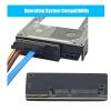 6Gbps Serial ATA to SAS Hard Drive Adapter, 22Pin 7 15Pin to 29Pin Converter, High Speed Data Transfer for Win 7 10 11, Stable Connection, Wide Compatibility, Easy System Upgrade view 4