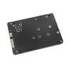 2 in 1 MSATA/M.2 NGFF to SATA III Adapter Converter 2.5" SSD Hard Drive Enclosure view 1