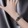 Black Zinc Alloy Replacement Band For Charge 2, Metal Chain Bracelet With Adjustable Links view 3