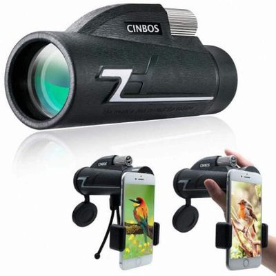 1650 Monocular, Mobile Phone Camera Monocular, HD Waterproof and Anti-FogMulti-Layer Coating Telescope Outdo