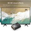 FANTIA 8K HDMI 2.1 Coupler, Socket to Socket 48Gbps, HDMI Extension 8K @ 60Hz, 4K@120Hz 1080p view 2