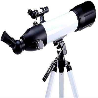 Astronomical Telescope,Telescopes for Kids Beginners,Adult 80mm Astronomy Refractor Telescope,with Adjustable Tripod,Eye