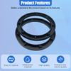 GAOLAOSY 6.5" Car Speaker Spacers, for Enhance Sound Quality (2 Pairs) view 3