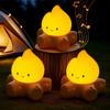 BANDIANCY 3pcs Cozy Campfire Nightlight Kits, Soothing Nature Sounds, White Noise Night Light for Baby Adult, Rechargeable, Cute Flame Lamp, Best Gift for Kids Bedrooms Camping Trips view 1