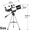 Telescope for Kids & Beginners Portable Refractor Telescope Magnification with Tabletop Tripod Best Gift for Kids to Explore Moon Space View Wildlife Watch Night-Sky view 3