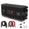 1500w/3000w Voltage Display Solar Converter Multi-Specification Socket Inverter External Fuse 12V/24V to AC 220V 230V(12V Universal) view 4