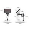 40X-1000X Magnification Binocular Head Research-Grade Compound Lab Microscope with Wide-Field 10X and 25X Eyepieces Mech view 2