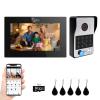 7-Inch Smart Video Intercom System,1080P HD Wired Doorbell with Touchscreen Monitor,Fingerprint, RFID & PIN Unlock,Tuya Smart App Control,Ideal for Homes, Villas & Apartments (1 doorbell + 1 Monitor) view 1