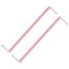 PATIKIL 2 Pack Phone Cord for Landline, 13.1 Feet(Coiled 1.96 Feet) RJ9/RJ10 4P4C Landline Handset Cord Universal Telephone Phone Cable for Telephone Handset Accessory, Light Pink view 1