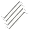 PATIKIL 4 Pack Phone Cord for Landline, 5.9 Feet(Coiled 0.98 Feet) RJ9/RJ10 4P4C Landline Handset Cord Universal Telephone Phone Cable for Telephone Handset Accessory, Transparent view 1