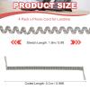 PATIKIL 4 Pack Phone Cord for Landline, 5.9 Feet(Coiled 0.98 Feet) RJ9/RJ10 4P4C Landline Handset Cord Universal Telephone Phone Cable for Telephone Handset Accessory, Transparent view 2