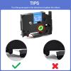 GREENCYCLE TZe-515 6mm 0.23 Laminated Blue Label Maker Tape Compatible for Brother P-Touch TZ-515 TZe515 White on Blue TZe TZ Tape for PT-D210 PT-H110 PT-D220 PT-D400 PT-D410,5 Pack view 4