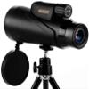 Monoculars 10x42, HD Wide Angle Large Eyepiece Nitrogen-Filled Waterproof Telescope with Tripod and Phone Clip, Bird Wat view 1