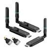Wireless HDMI Transmitter and Receiver,1148FT/350m 4K Decode 1080P Output Plug&Play 2.4G/5.8G Portable HDMI Wireless for Streaming Video and Audio to Monitor from Laptop/PC/TV Box/Projector1v2 view 1
