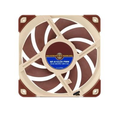 12cm Fan Temperature Control 4-pin Radiator Fan Water Cooling Radiator Cooling Fan 2000PWM(NF-A12x25 PWM)