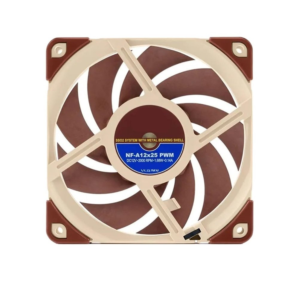 12cm Fan Temperature Control 4-pin Radiator Fan Water Cooling Radiator Cooling Fan 2000PWM(NF-A12x25 PWM)