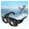 3X-6X Flat Fishing Telescope Watch Drift Special Glasses-Type Telescope Head-Mounted High-Definition Looking Glasses(No Box) view 4