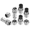 FWSYIVV 10 Sets GX16 Metal Aviation Socket 2/3/4/5/6/7/8/9/10pin Electric Cable Terminal Fixed Type and Butt Mobile Type Female Male(10P Whole Set) view 2