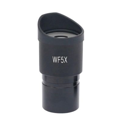 1pc Wide Field WF5X Eyepiece for Stereo Microscope with Rubber Eye Cups Mounting Size 30mm Or 30.5mm Field of View 20mm Optical Lens(Diameter 30mm)