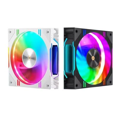 120X120X30mm Computer Case Cooling Fan Radiator 5V ARGB(White Reversed 3PCS)