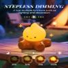 BANDIANCY 3pcs Campfire Night Light for Kids, Cute Campfire Lamp Gifts, LED Light up Flame Lights, Dimmable, Rechargeable Bedside Nightlight, Baby Nursery Dorm Kawaii Dcor Toys Kits view 2