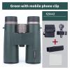 12x42 Professional Binoculars ED Lens BAK4 Prism Waterproof Metal Telescope Outdoor Bird Watching Camping Traveling Hunting(12x42 Green) view 2