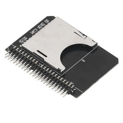 Aurovibe Storage Card to 2.5in IDE Adapter Converter, SDHC SDXC MMC Memory Card to Laptop HDD 44 Pin Male PATA Port, Supports PIO Multi Word DMA Data Transfer, No External Power Supply Nee
