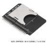 Aurovibe Storage Card to 2.5in IDE Adapter Converter, SDHC SDXC MMC Memory Card to Laptop HDD 44 Pin Male PATA Port, Supports PIO Multi Word DMA Data Transfer, No External Power Supply Nee view 2