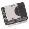 Aurovibe Storage Card to 2.5in IDE Adapter Converter, SDHC SDXC MMC Memory Card to Laptop HDD 44 Pin Male PATA Port, Supports PIO Multi Word DMA Data Transfer, No External Power Supply Nee view 3